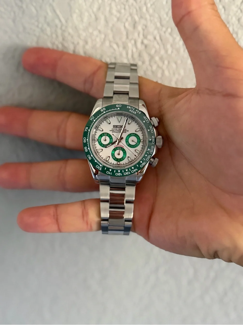 Seiko Mod: Alpine Green Daytona